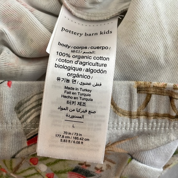 Pottery Barn Kids Snow Day Gnomes Pajamas Size 12, NWOT - Picture 7 of 12